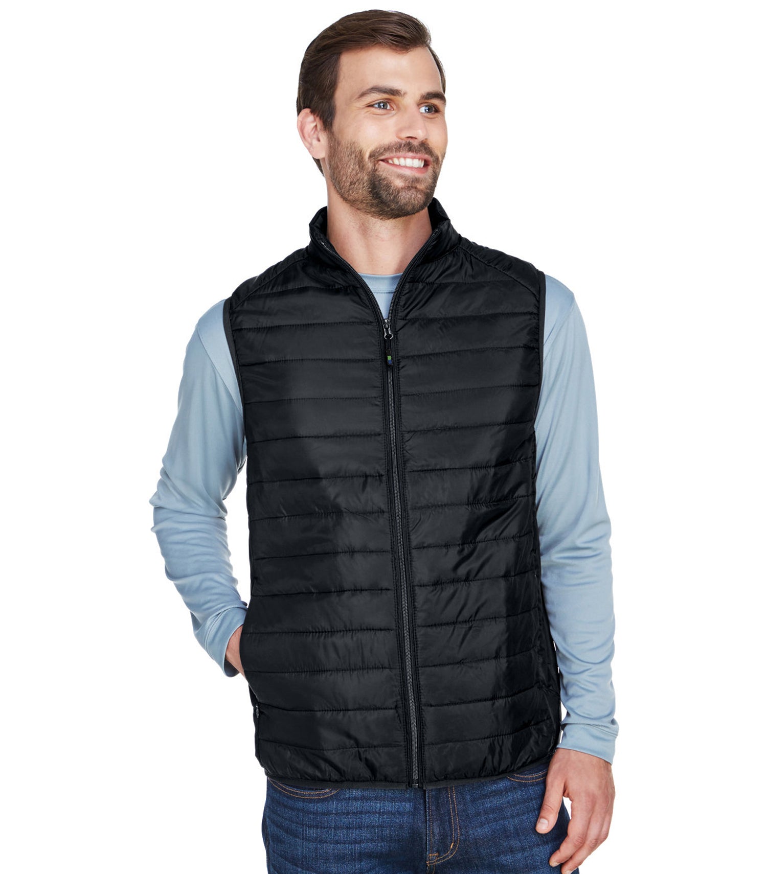 CORE 365 PUFFER VEST STRAIGHT CUT